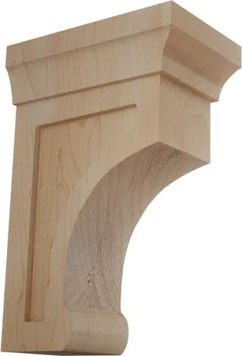 Vista 32 de Ekena Millwork Gomez - Soporte de madera, BKTW02X04X06GORW Madera de caucho.