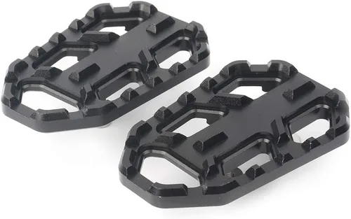 Vista 3 de Zhisheng - Estriberas anchas para motocicleta, reposapiés, pedal negro para Kawasaki para Versys-X300 17-18, para Versys 650 para Versys 1000 15-19