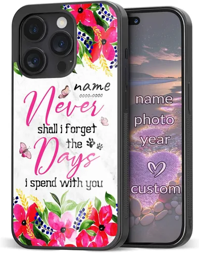 Vista 10 de Fundas de teléfono personalizadas para Apple iPhone 5 6 7 8 11 12 13 14 Pro Max Plus Mini Xr Xs SE Samsung Moto Pixel Blue Lindas fundas