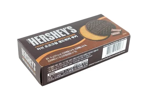 Vista 2 de Galletas de sándwich de crema Coreano Hershey (Galletas de sándwich de crema de chocolate)