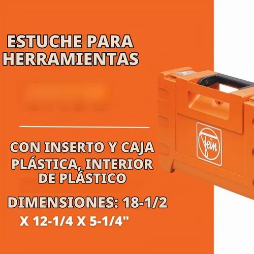 Vista 2 de Fein Estuche para herramientas, compacto y portátil con interior de 18-1/2