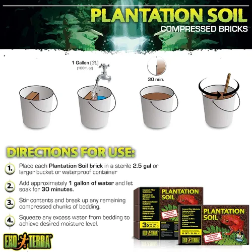 Vista 8 de Exo Terra Suelo de plantación, 8 cuartos de galón (8.8 L)