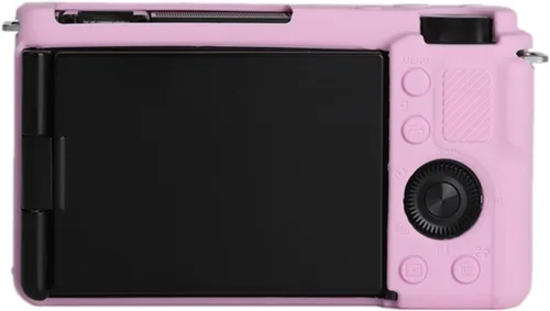 Vista 4 de ZV-E10 - Funda de silicona para Sony ZV-E10, color rosa Rosado