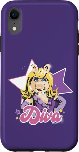 Vista 24 de Funda para iPhone 16 Disney The Muppets Miss Piggy Diva Retrato