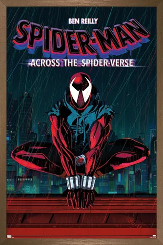 Vista 12 de Trends International Marvel Spider-Man: Across The Spider-Verse - Póster de pared de una hoja de Ben Reilly, 34 pulgadas de largo x 22.4 W, versión