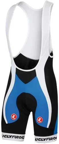 Vista 30 de UGLY FROG Designs - Pantalones cortos de ciclismo con pantalones cortos con peto, pantalones cortos de ciclismo Pro/BIP, acolchado 3D Coolmax