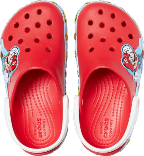 Vista 5 de Crocs Zuecos de superhéroe para niños Zapatos iluminados, Negro