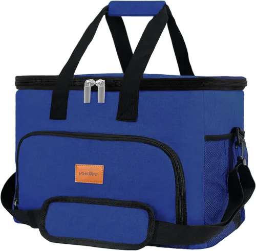 Vista 9 de Portable Soft Cooler Bag - 24/60 Can Insulated Camping Cooler, Leakproof Collapsible Soft Sided Cooler for Drink, Suitable for Picnic, Beach