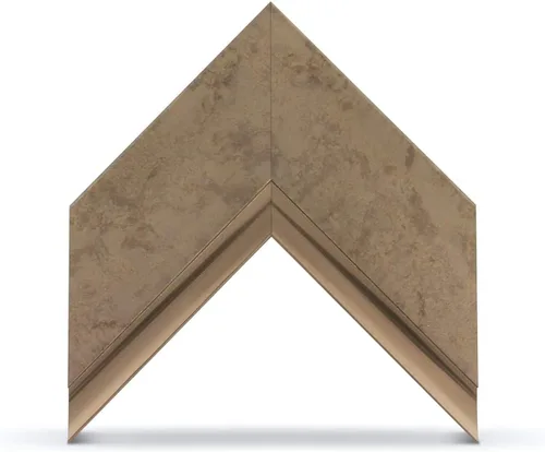 Vista 3 de Marco de TV decorativo de bronce contemporáneo de 3 pulgadas para televisores Samsung The Frame/Pro