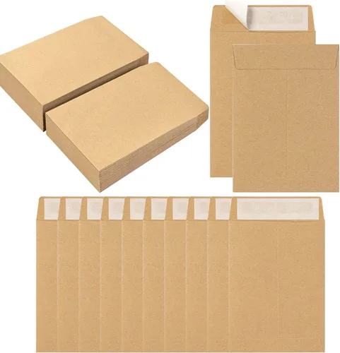 Vista 8 de 100 Pack Seed Envelopes Self-Adhesive, 3 1/4 x 4 1/2 inches, Dark Green Verde oscuro