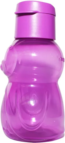 Vista 2 de Tupperware Eco Sports - Botella de agua de 12 onzas para niños, diseño de pingüino morado