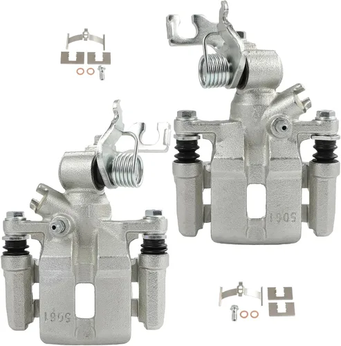 Vista 23 de cciyu 18B4918A Pinza de freno delantera derecha con soporte para Cadillac, para Chevy, para GMC