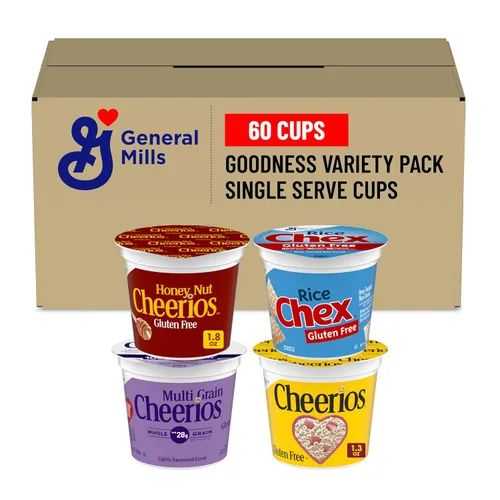 Vista 10 de General Mills Paquete de cereales surtidos para adultos, 60