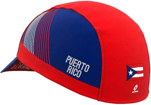 Vista 2 de Gorra de ciclismo de Puerto Rico, Multi colorido