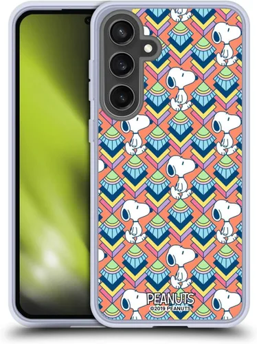 Vista 320 de Head Case Designs Snoopy Deco Dreams - Funda de gel con licencia oficial de Peanuts Blue Pattern [protección de grado militar] compatible con Google