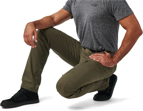 Vista 5 de 5.11 Pantalón Tactical Ridge para hombre, tejido elástico Flex-Tac, cintura cómoda, estilo 74520
