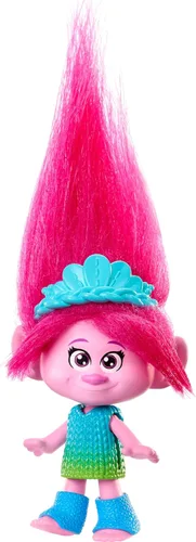 Vista 8 de Mattel DreamWorks Trolls Band Together Branch - Muñeca pequeña con traje extraíble y pelo de felpa, juguetes inspirados en la película