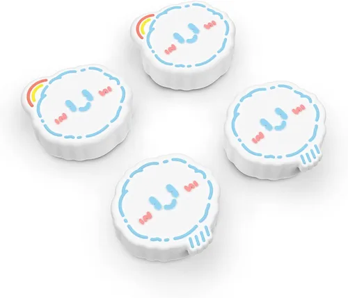 Vista 15 de PlayVital Thumbs Cushion Caps Thumb Grip Caps for Nintendo Switch, Joystick Cover for Nintendo Switch Lite, Thumbstick Grips for OLED Joycon Pez