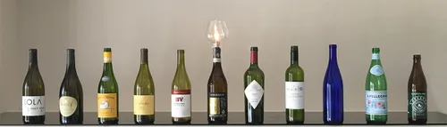 Vista 3 de Lámpara de huracán de vidrio hecha a mano, globo de chimenea, repuesto de vidrio para lámpara de aceite, protector de llama para botella de vino