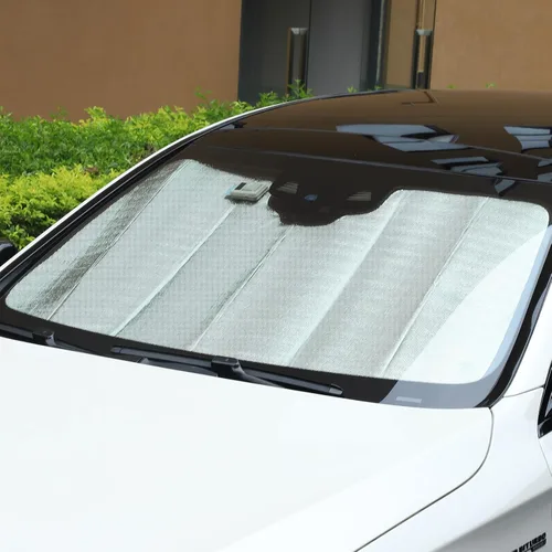 Vista 7 de Parasol para parabrisas para Mercedes Benz Clase S W222 2014-2020 2014-2020, parasol plegable y reflectante, protector solar personalizado
