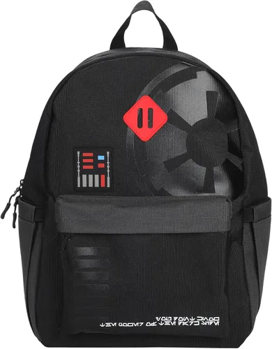 Vista 19 de Bioworld Mochila Biworld, negro y rojo(Black & Dark Red)