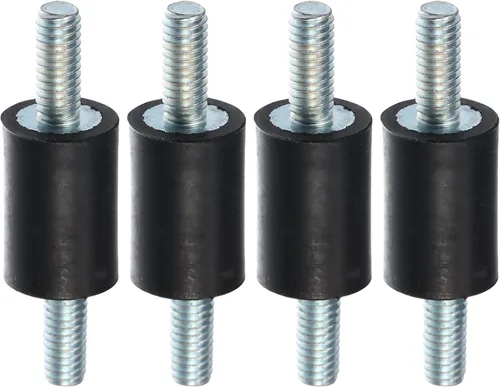 Vista 7 de X AUTOHAUX 4 unids M4 coche anti vibración goma aislador amortiguador 0.394x0.394 in caucho bobina montaje amortiguador montajes para compresores