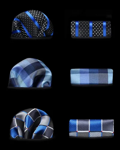 Vista 58 de HISDERN Juego de corbatas extralargas para hombre y pañuelo de bolsillo de 63 pulgadas, colección XL, caja de regalo, corbata, lote de 3
