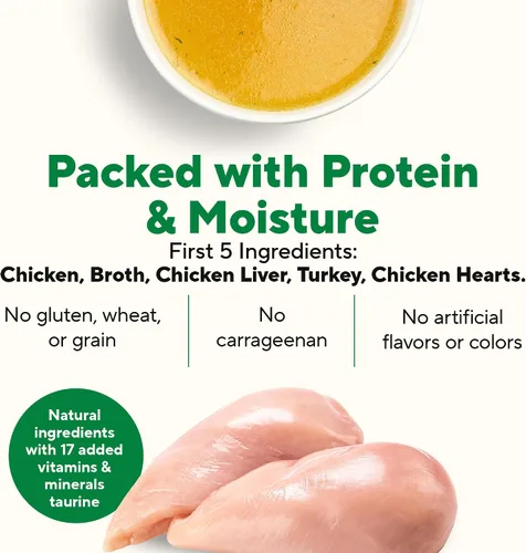 Vista 3 de Dave's Pet Food Alimento húmedo para gatos sin granos (fórmula de pollo), hecho en Estados Unidos, naturalmente saludable, alimentos enlatados