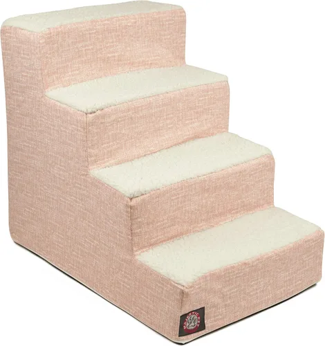 Vista 22 de Majestic Pet - Escaleras portátiles para mascotas suave escalón de espuma de sherpa escalones para perros y gatos rampa para cachorros