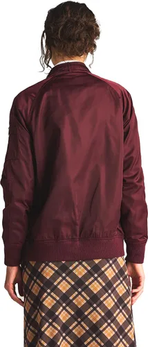 Vista 3 de Members Only Chaqueta icónica estilo boyfriend para mujer con acabado satinado