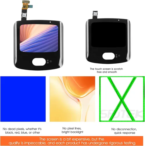 Vista 6 de Reemplazo de pantalla para Motorola Moto Razr 5G 2020 XT2071-4 Pantalla táctil LCD digitalizador Asamblea para Motorola Moto Razr 5G XT2071-4