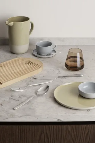 Vista 2 de blomus SABLO - Taza térmica de cerámica sin mango, 8.8 onzas, juego de 2 – Nube