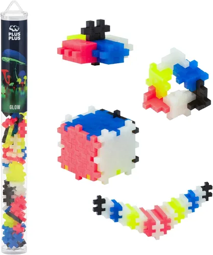 Vista 11 de Plus Plus 70 piezas de bloques de construcción entrelazados para niños, juguetes de conexión de extremo abierto, contenedor Stem para el aula, mini
