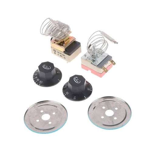 Vista 3 de Interruptor de ajuste de perilla de 30-110 de 50 a 300 grados, controlador de temperatura, interruptor de termostato capilar, calentador de agua