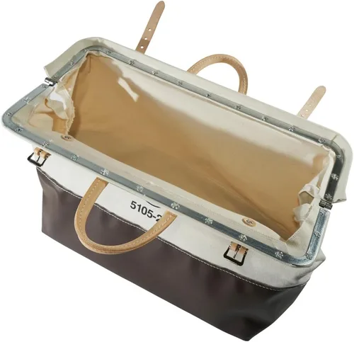 Vista 2 de Klein Tools 5105-20 Bolsa de herramientas de lona de fondo alto, 20 pulgadas