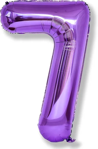 Vista 30 de Globos de Sirena Número 0 de 40 Pulgadas, Juego de Globos de Números Grandes Morado Verde Azulado Arcoíris 0-9, Globos de Números de Papel