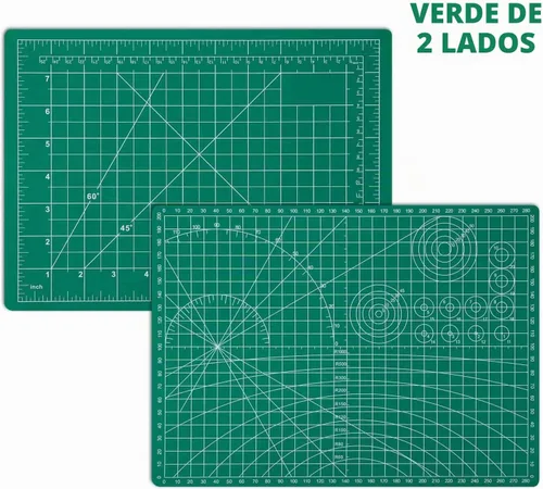 Vista 6 de Anezus Cuchillo de precisión y tapete de corte autocurable, juego de cuchillos de pasatiempos con 30 cuchillos para arte, hobby, manualidades A.Verde