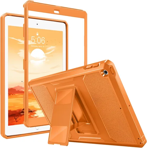 Vista 11 de MoKo Funda Compatible con iPad 9.7 de 2018/2017 6ª/5ª Generación - [Resistente] Funda Híbrida Protectora de Cuerpo Completo a Prueba de Golpes