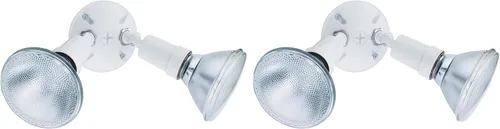 Vista 14 de Lithonia Lighting OFTH 300PR 120 P WH-M12 - Soporte ajustable doble PAR con atardecer a amanecer, 120 voltios, 300 vatios, color blanco