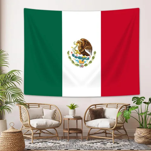 Vista 9 de Tapiz maya azteca para colgar en la pared, vista cercana de la historia del antiguo calendario azteca de la civilización maya, decoración artística