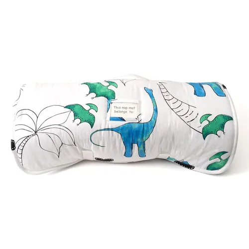Vista 3 de JumpOff Jo - Colchoneta para siesta para niños, saco de dormir para niños con almohada extraíble y manta ultra suave para preescolar, guardería