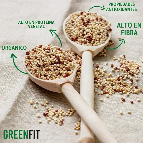 Vista 5 de OA QUINOA Now Greenfit Quinua Tricolor Orgánica Royal (5 Lb)