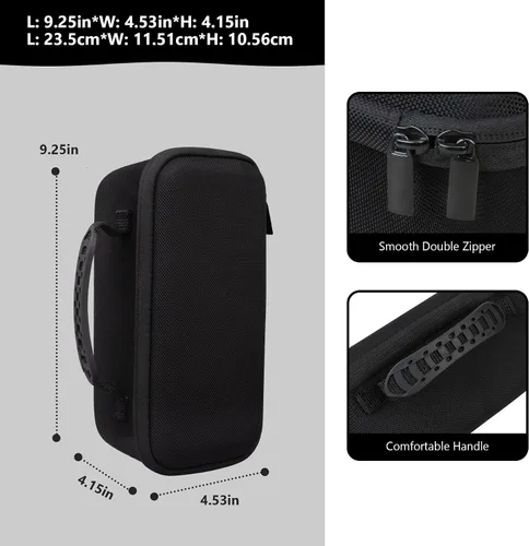 Vista 3 de Estuche rígido de transporte para Blue Tees Golf Player+ / Golf Player Pro GPS altavoz con pantalla táctil, funda de protección para reproductor