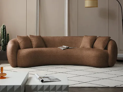 Vista 19 de Silla giratoria naranja con forma de barril, moderno círculo redondo individual con almohada para sala de estar, dormitorio, espacio pequeño, tela