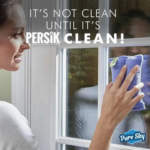 Vista 7 de Pure-Sky Ultra - Esponja de limpieza de microfibra 2 en 1, combinación para vidrio y multiusos, solo agrega agua, no necesita detergentes, uso