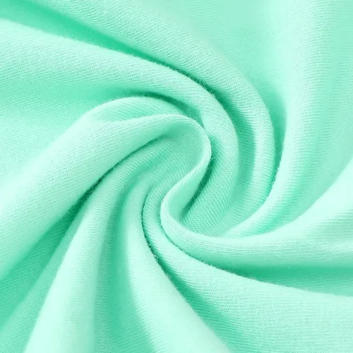 Vista 48 de Mameluco de manga larga con volantes para bebé y niña, mameluco de una pieza, color liso