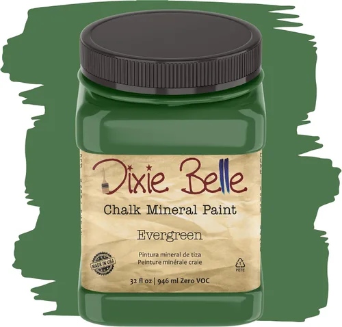 Vista 30 de Pintura para muebles con acabado de tiza Dixie Belle Paint Company - Amatista (4oz) - Pintura mineral de tiza chic púrpura profundo mate