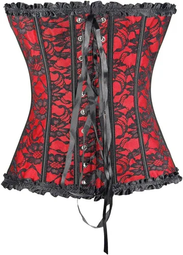 Vista 5 de Chaos World Women Emboridery Blue Corset Top Sexy Lingerie Sets