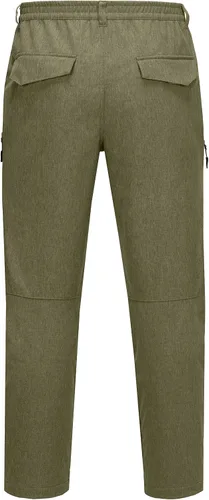Vista 2 de Little Donkey Andy Men's Windproof Fleece Lined Hiking Cargo Pants Water Repellent Softshell Ski Snow Pants