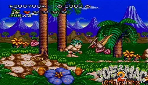 Vista 8 de Retro-Bit Joe & Mac Ultimate Caveman Collection Cartridge - 3 Games in 1 for SNESSuper NES
